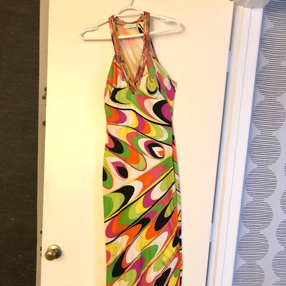 Emilio pucci maxi dress / colorful/ size 6